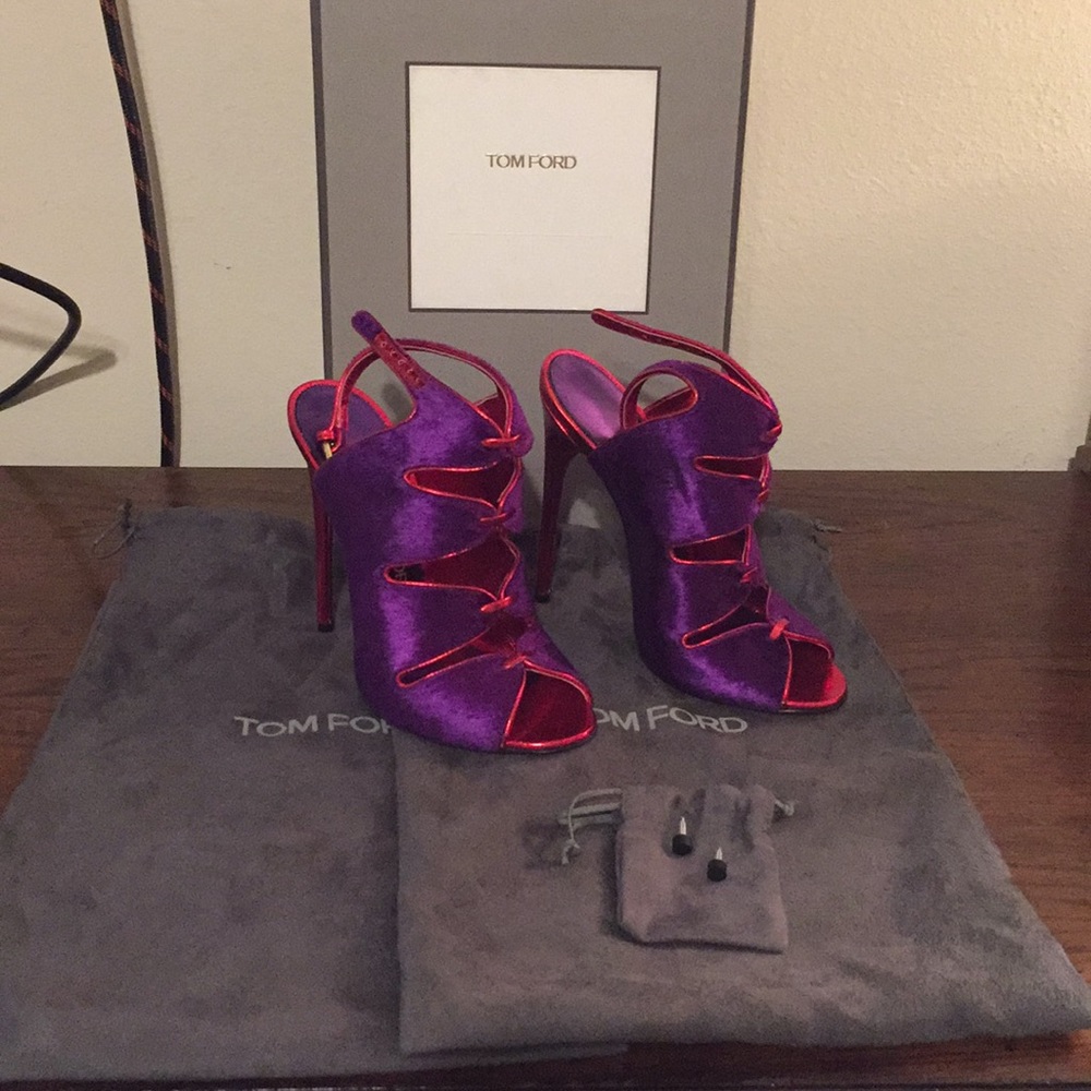 Tom Ford purple heels